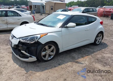 2015 Hyundai Veloster из США, поврежденный, VIN KMHTC6ADXFU232692